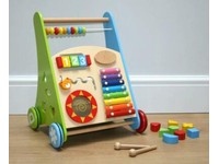 personalised wooden baby walker